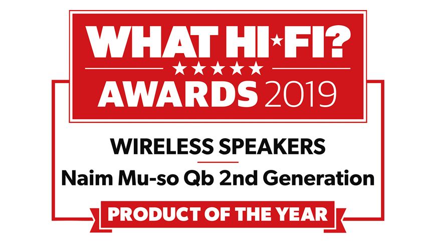 What Hi-fi? Wireless Speakers Award logo