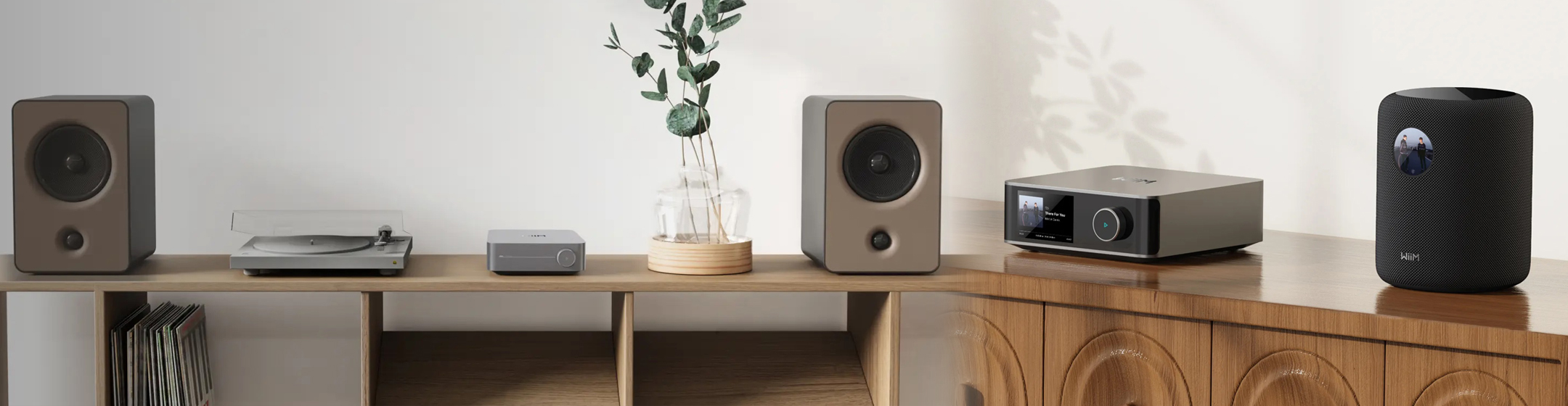 Gulliford-hi-fi-Product-brand-shallow-headers-Wiim Pic showing several Wiim products including audio amplifiers and speakers