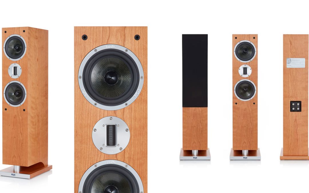 Proac K3 speakers showing front and rear plus grille option